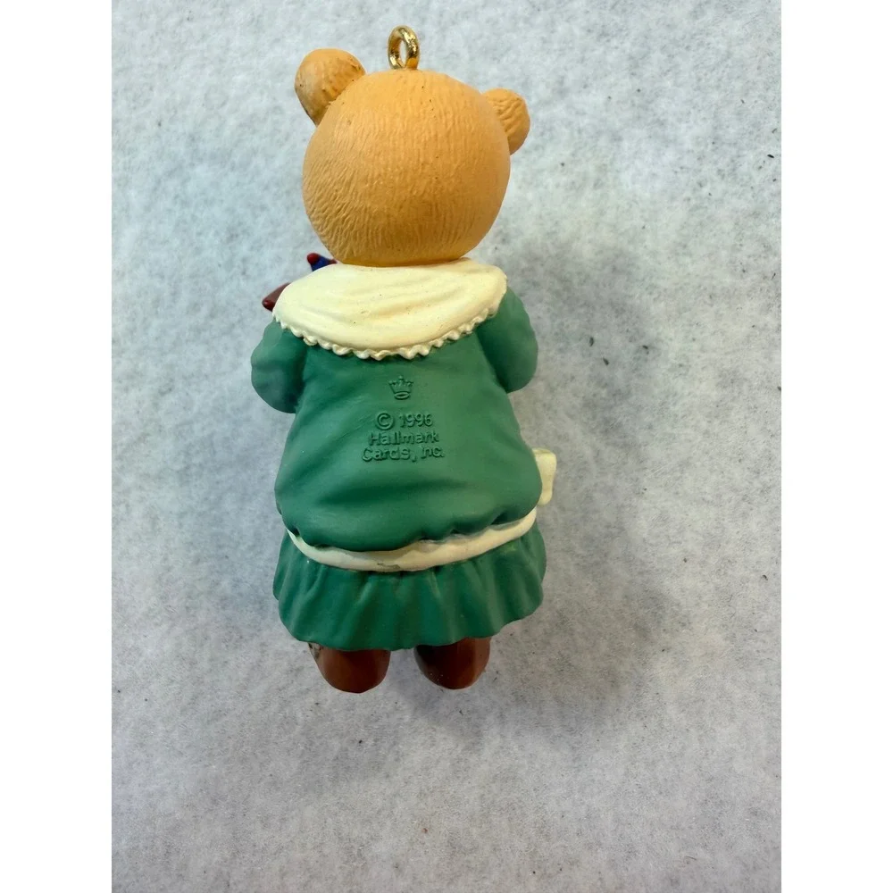 Hallmark Keepsake Ornament 1996 Daughter Teddy Bear Don Palmiter Handcrafted Vtg